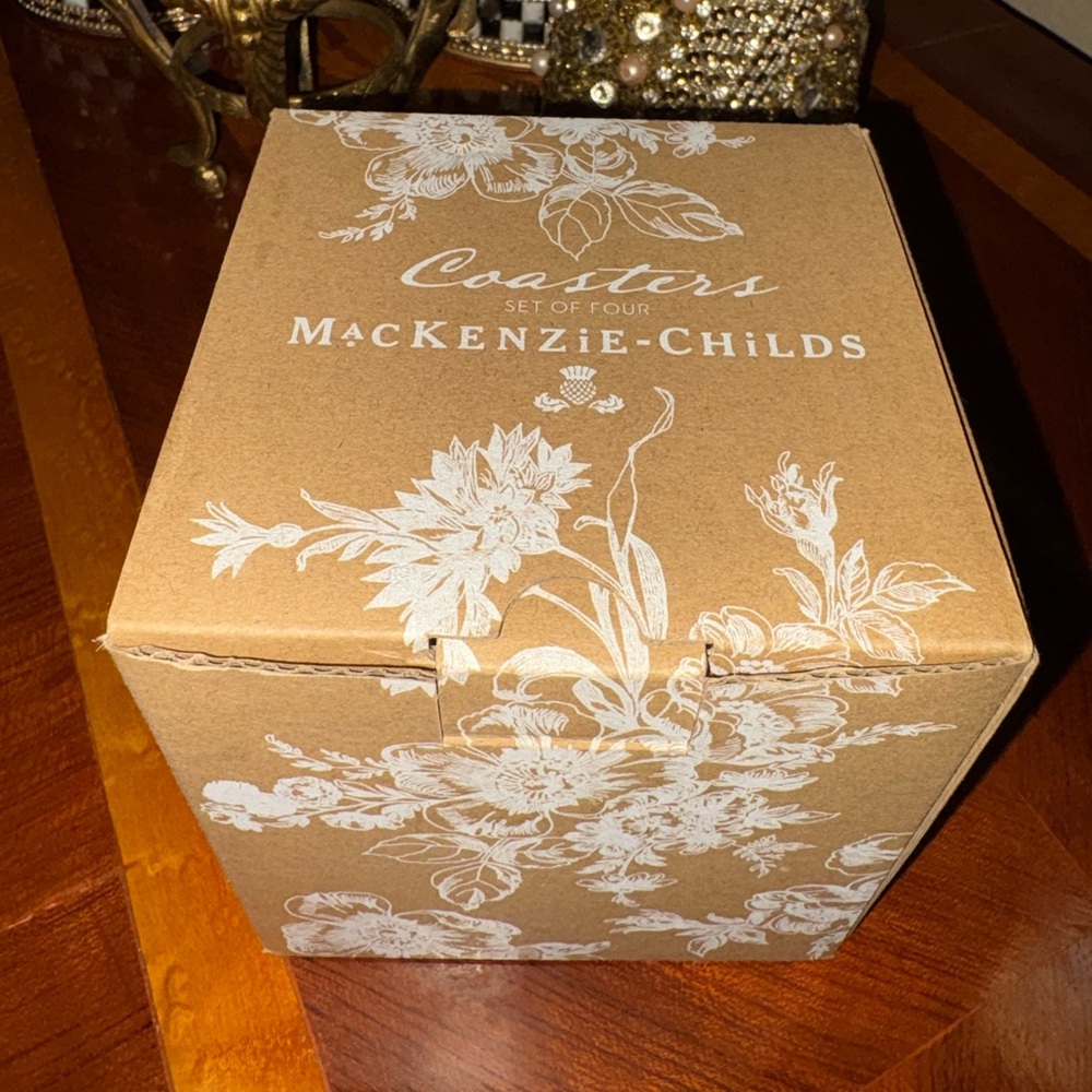 Preowned Mackenzie Childs Coaster Set of 4